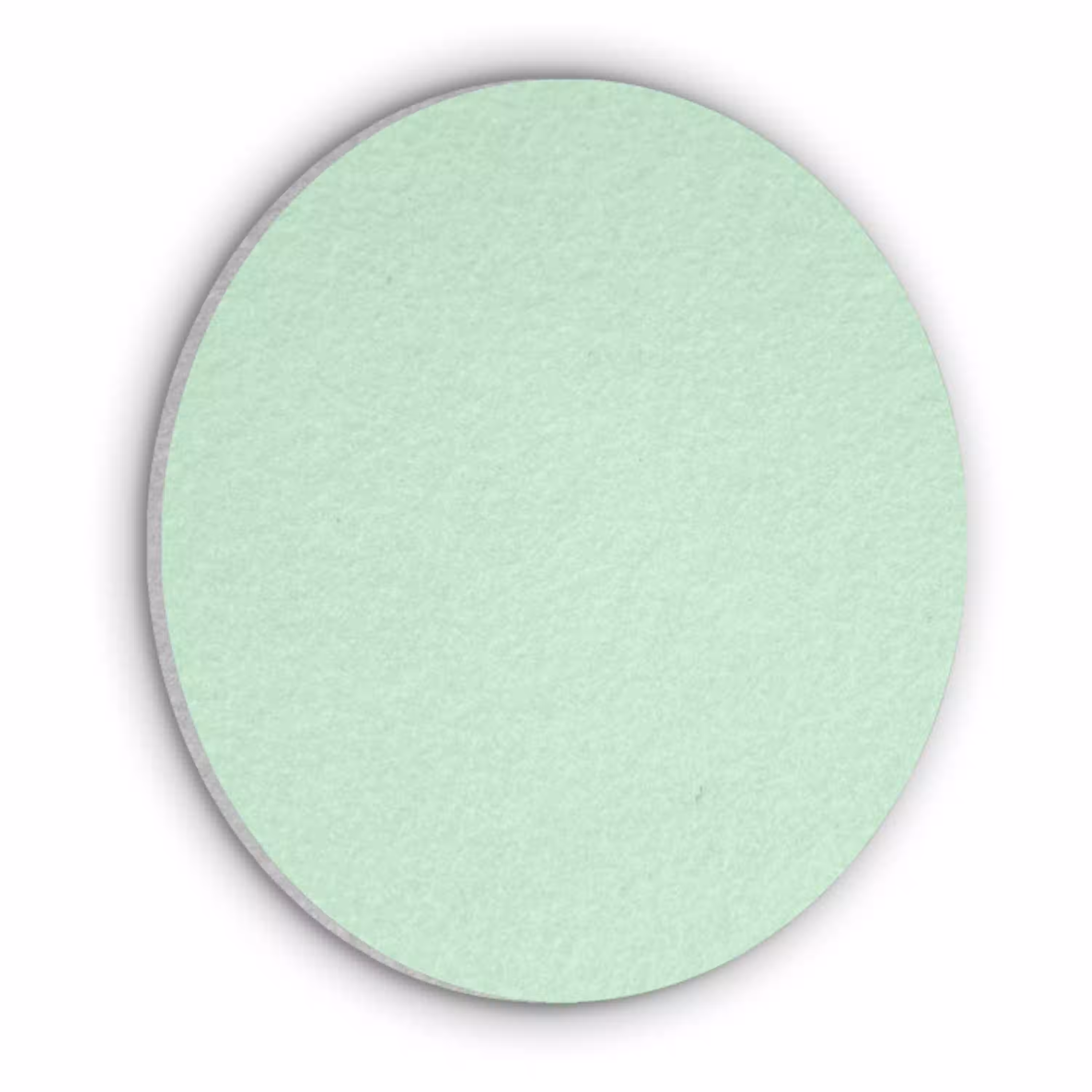Pale - Mint - Groen Akoestische PET Vilt - Rond klein 838 -3d