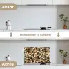 Camouflage - Aardetinten - Patroon keuken achterwand spatscherm klein 900 -voor_na_FR