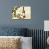 Wijn - Druiven - Kaas - Bladeren poster papier klein -sfeer2