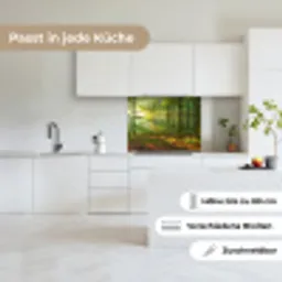 Zon - Bos - Bomen - Natuur - Herfst keuken achterwand 2 middel -sfeer4_DE