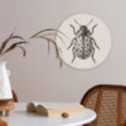 Kever - Insect - Vintage Akoestische PET Vilt - Rond klein -sfeer3
