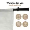 Krokodil - Leer - Wit Wandkleed katoen klein 269 -sfeer2