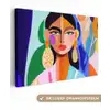 Portret - Vrouw - Modern canvas 2cm klein -3d