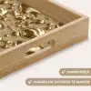 Druppels - Organisch - Goud Dienblad Rechthoek middel 911 -USP_HandgreepNL