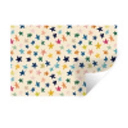 Patroon - Sterren - Kleurrijk Muursticker klein 286 -3d
