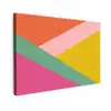Driehoeken - Kleurrijk - Abstract canvas 2cm klein -z3d