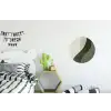 Japandi - Groen - Abstract - Modern Wandcirkel aluminium klein -kinderkamer