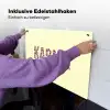 Karma - Luipaardprint - Geel Inductie beschemer met haakjes klein -ky-ophangen-de