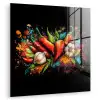 Groente - Peper - Knoflook - Graffiti - Verf - Kleurrijk plexiglas 5mm klein -zzzproduct_nieuw