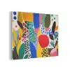 Stippen - Vormen - Modern - Kleuren PET vilt klein -3d