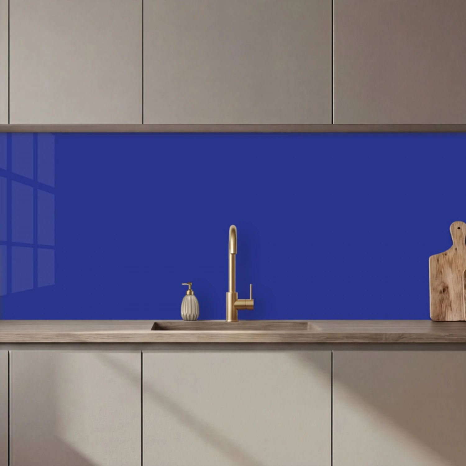 Blauw - Effen kleur - Donkerblauw keuken achterwand 2 middel 871 zz_3dshopping