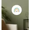Regenboog - Meiden - Jongens - Hartje - Pastel Wandcirkel kunststof plaat 5mm dik klein -sfeer3