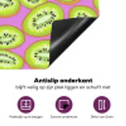 Kiwi - Speels - Groen Inductie beschermer vinyl 3mm klein 276 -zzzzzzz-cc-onderkant
