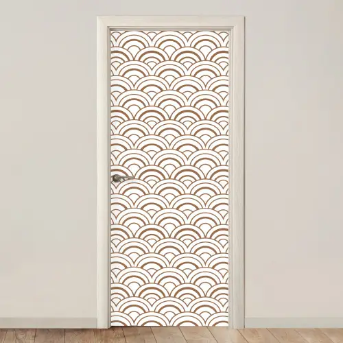 Klassiek - Motief - Terracotta deurposter klein 289 -3d_beige