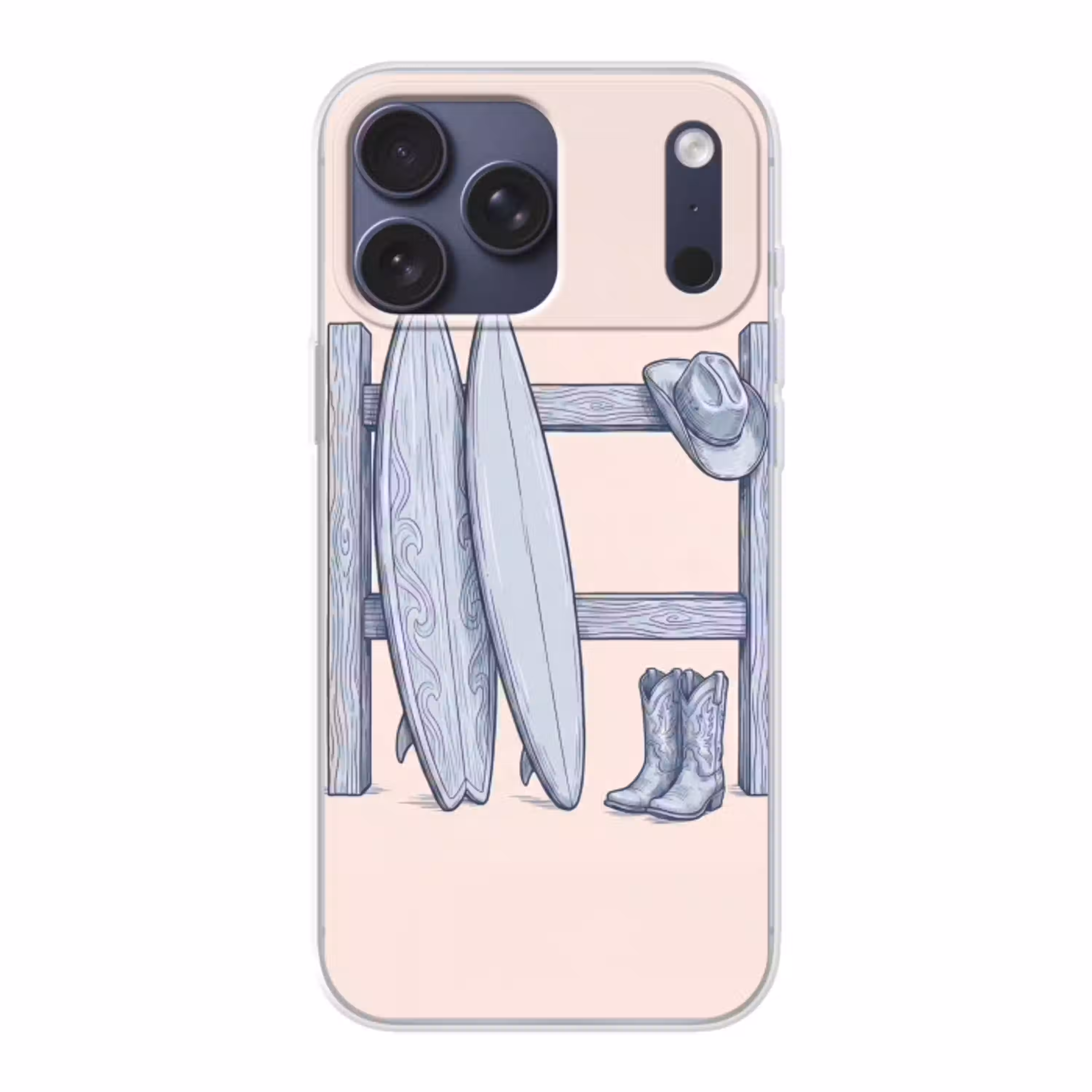 Recreatie - Kleding - Avontuur - Illustratie - Zomer Telefoonhoesje iPhone 17 Pro Max klein -3d