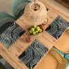 Lijnen - Patroon - Abstract - Wit Placemat vinyl groot -zzsfeer5_Kitchenyeah-website