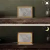 Marmer - Grijs Light Box met kabel (Tafellamp) klein -sfeer3