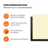 Illustratie - Tulp - Zwart Inductie beschermer vinyl 3mm klein -zzzzzzz-td-ups