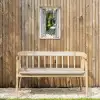 Oude deuren naar een tuinpad Tuinposter op houten frame 2 cm dik klein -sfeer4