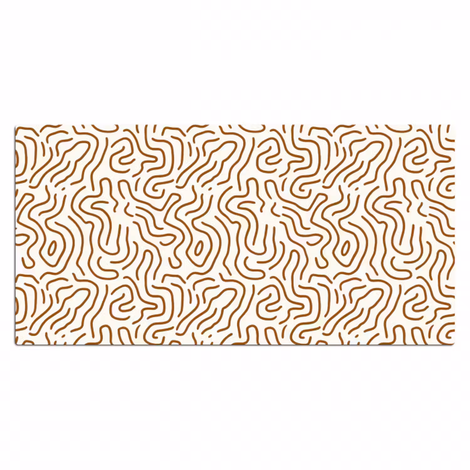 Schreibtischunterlage - Minimalistisch - Muster - Terrakotta