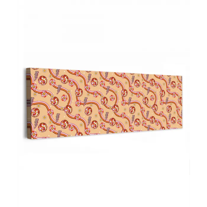Disco - Patroon - Lijnen canvas 2cm klein 828 -z3d