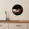 Stilleven - Vintage - Borrelplank KitchenYeah - Keuken - Wandcirkel Forex klein -sfeer3