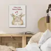 Liefde - Rood - konijn PET vilt klein -sfeer3