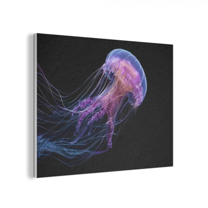 Kwal - Doorzichtig - Roze - Tentakels PET vilt klein -3d