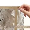 Abstract - Marmer - Wit - Bruin - Marmerlook Light Box met batterij (Wandlamp) middel -USP_websiteprintNL