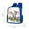 Olifant - Dier - Kinderen - Jungle Kinderrugzak - Blauw middel -productfoto_formaten