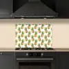 Vintage - Ananas - Blad keuken achterwand spatscherm klein 900 -sfeer1