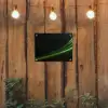 Gaming - Lijnen - Boog - Groen tuinposter los doek klein -sfeer1