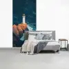 Vuurtoren - Rots - Zee - Golven fotobehang vinyl groot -slaapkamer