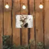 Bloesem - Portret - Gezicht tuinposter los doek klein -sfeer1