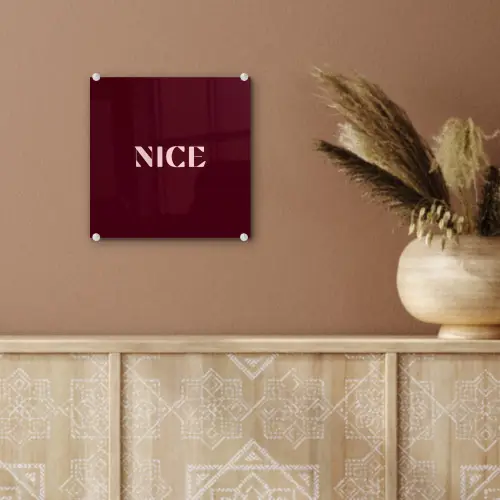Nice - Bordeaux - Roze plexiglas 5mm klein -sfeer5
