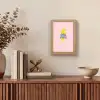 Grl pwr - Bliksem - Roze Light Box met kabel (Tafellamp) klein -sfeer2