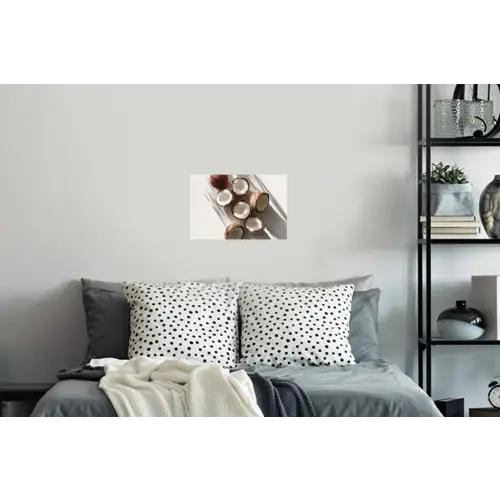Kokosnoten - Bruin - Shaduw Muursticker klein -slaapkamer
