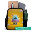 Snoep - Monster - Regenboog Rugzak - Zwart middel -inhoud_NL