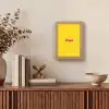 Smile - Geel - Roze Light Box met kabel (Tafellamp) klein -sfeer2
