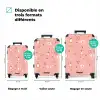 Medische symbolen op roze achtergrond NBS - Handbagage koffer - Kinderen Unisex middel zzzzzzVergelijking_3FR