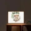 Leeuw - Dier - Kinderen - Jungle Light Box met batterij (Wandlamp kind) middel -sfeer1_kind