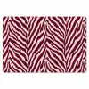 Zebra - Motief - Bordeaux - Rood Placemat vinyl groot 368 -zzsfeer1_Kitchenyeah-website