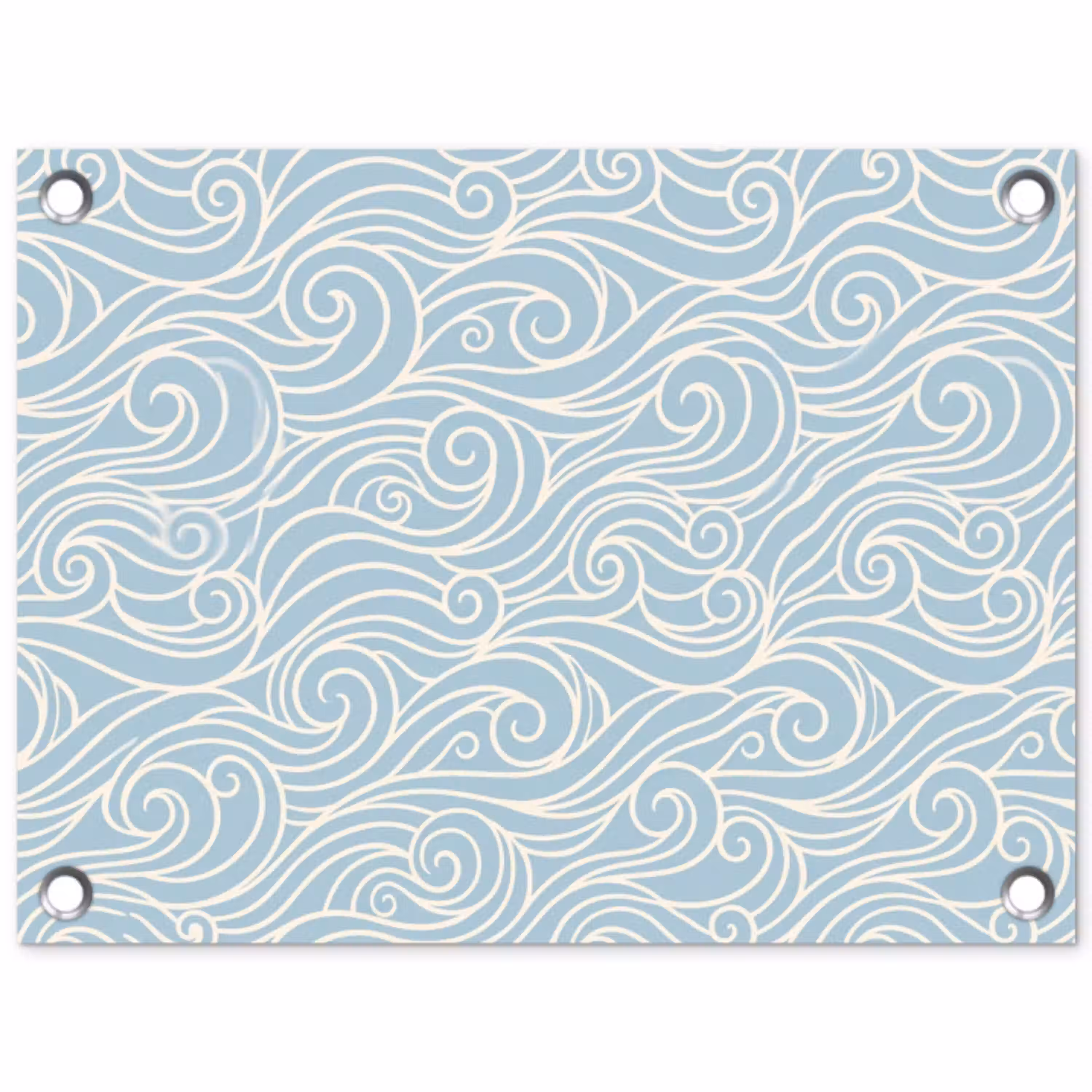 Golf - Abstract - Natuur - Modern - Blauw tuinposter los doek klein -3d