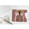 Abstract - Figuur - Illustratie - Hoed muismat rubber klein -witbureau