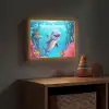 Dolfijn - Zeedieren - Onderwater - Kinderen - Meisjes Light Box met batterij (Wandlamp kind) middel -sfeer5_kind