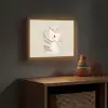 Pony - Minimalistisch - Pastel Light Box met batterij (Wandlamp kind) middel -sfeer5_kind