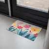 Illustratie - Bloemen - Kleurrijk Deurmat klein -sfeer2