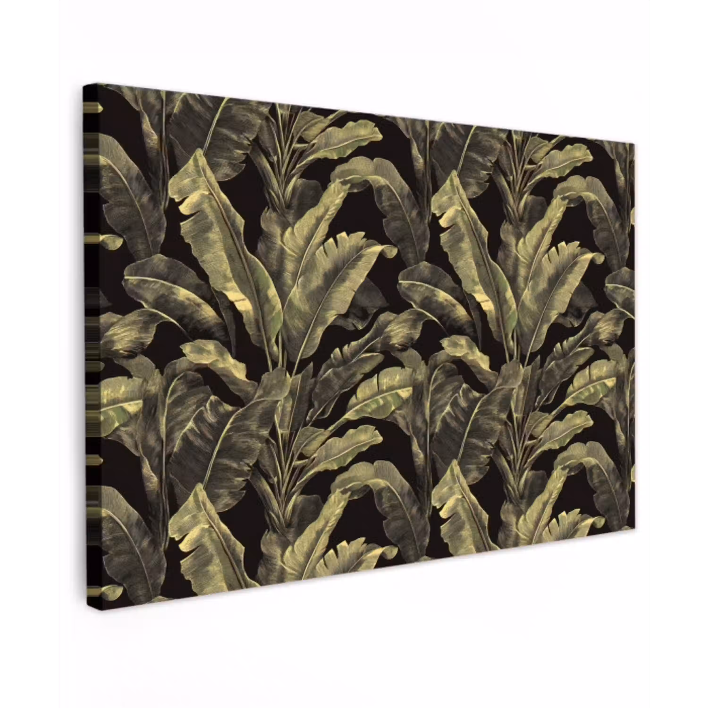 Botanisch - Bladeren - Groen Tuinposter op houten frame 2 cm dik klein 845 -3d