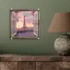 Doorkijk - Parijs - Eiffeltoren - Roze - Kersenbloesem plexiglas 5mm klein -sfeer3