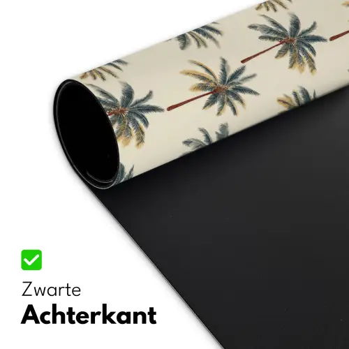 Palmbomen - Tropisch - Groen Muismat XXL klein 681 -sfeer2